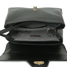 DressBerry Structured Handheld Bag with Applique image 4