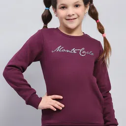 Monte Carlo Girls Typography Printed  Round Neck Full Sleeve Sweatshirt-image-64
