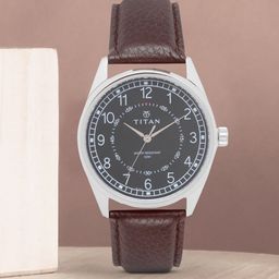 Titan Men Black Analogue Watch 1729SL02-56