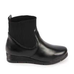 Fausto Women's Black Wedge Boots-image-23