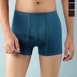 Dollar Lehar Boys Pack Of 4 Assorted Combed Cotton Trunks MLHTR-05-K-AST3-PO4-image-5