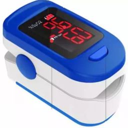 AccuSure FS10C Finger Tip Digital Pulse Oximeter  (White & Blue)-3