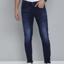 Levi's Blue Cotton Skinny Fit Jeans-picture-1