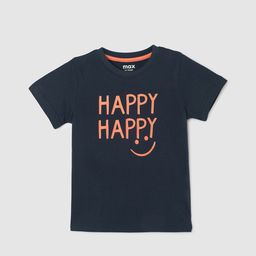 max Boys Typography Printed Pure Cotton T-shirt-picture-44