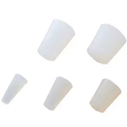 AS ONE Minuscule Silicone Plug Height 15 mm, 61-9432-44 (Bag of 10)-38