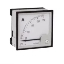 Selec Direct Type Knife Edge Pointer Analog Panel Meter Rated Current of 80A,AM-I-D-3-80A-10