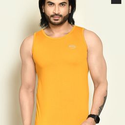 RAPL Pack Of 2 Round Neck Tank Vests M_SDP2_Ylw-Blk_S-image-66
