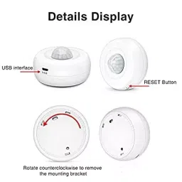 OKOS Smart PIR Motion Sensors: WiFi Motion Detector , Works on 2xAAA Batteries image 5