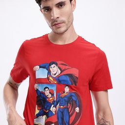 Kook N Keech Superman Printed Bamboo Regular Fit T-shirt-image-96