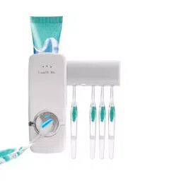 BeingShopper Hands Free Toothpaste Dispenser with 5 Toothbrush Holder, 3926-image-40