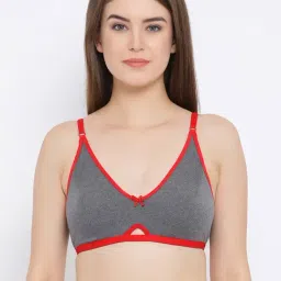Clovia Grey Non Padded Non Wired Everyday Bra-picture-23
