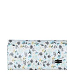 Bellissa White & Grey Printed Bi-Fold Wallet for Women-28