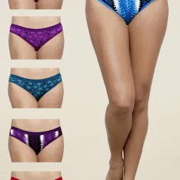 Softrose Multicolor Printed Panties (Pack Of 6) image 1