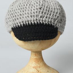 Funkrafts Handmade Woollen Golf Cap - Grey-73
