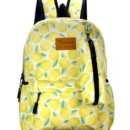 Tinytot 20 Litre Stylish & Trendy Water Resistant Hi Storage Backpack with Pencil Pouch Yellow - Height 17 Inch-17