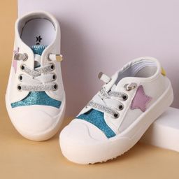 Cute Walk by Babyhug Lace Up Casual Shoes - Blue-picture-37