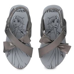 Toothless Velcro Closure Sandals with Disney Frozen Graphics - Grey-image-61