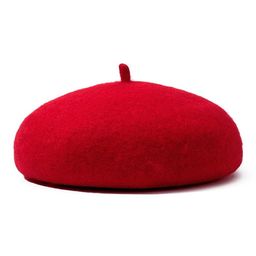 Tipy Tipy Tap Winter Beret Cap - Red-image-45