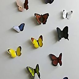 JAAMSO ROYALS Multi 3D Butterflies' 19 Pieces Butterfly Sticker Sheet 29.7 cm-27