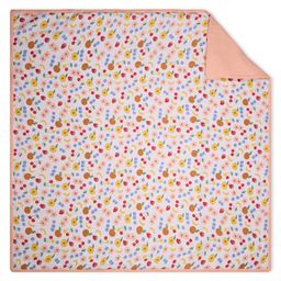 My Milestones 100% Premium Cotton 4 Layered Baby Muslin Blanket Fruit Print L 109 x B 109 cm - Peach-image-69