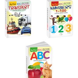 My First Big Picture Board Book ABC, Numbers 1-100 and Transport : Children's educational picture books, Preschool learning books, Educational books for toddlers| Pack of 3 board books-23