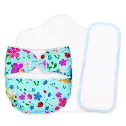 SuperBottoms Newborn UNO Cloth Diaper Combo with Magic Pad & Booster Pad - Reusable, Adjustable (Periwinkle)-20