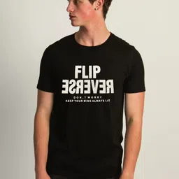 SUN 'N' SUMMER Typography Printed Round Neck Cotton Regular Fit T-shirt-image-83