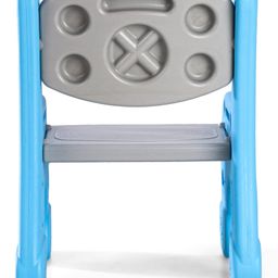 fab n funky High Quality Height Adjustable Kids Chair-Blue| Easy Tool Free Assembly| Durable & Light Height| Comfortable Backrest image 5