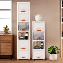 Kuber Industries Transparent 10 Units Reusable Drawer Organisers-37