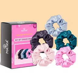 MATRA Set Of 5 Unisex Hair Scrunchies-picture-0