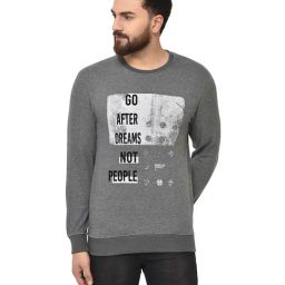 Duke Dark Grey Cotton Regular Fit Printed Sweatshirt-image-45