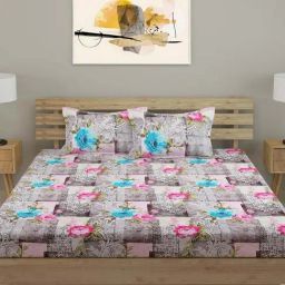 Romee Multicolor 250 TC Bed Sheet Set-image-39