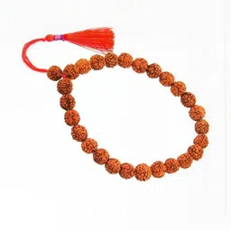 Divine souvenirs Unisex Wooden Rudhraksha Elasticated Bracelet-image-60