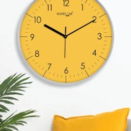 Random Yellow & Silver Wall Clock-picture-38