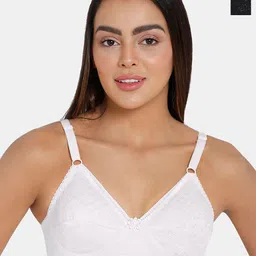 NAIDU HALL Pack Of 2 Medium Coverage Non Padded Cotton Everyday Bra- All Day Comfort-image-13