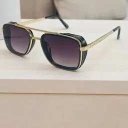 SpadeAces Men Square Sunglasses With UV Protected Lens SP Boss 8008-2