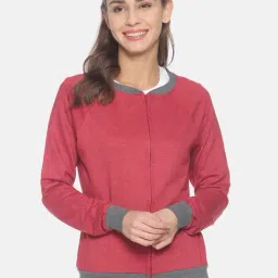 Campus Sutra Red Full Sleeves Sweatshirt-image-73