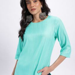 Anouk Rustic Self Striped Kurti-39
