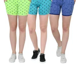 Vimal Jonney Multicolor Solid Shorts Pack of 3-24
