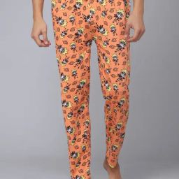 Free Authority Orange Regular Fit Printed Nightwear Pyjamas-image-63