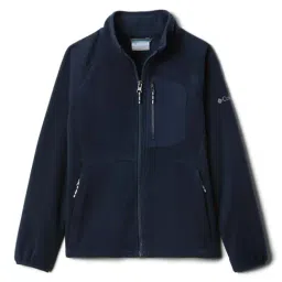 Columbia Kids Fast Trek III Navy Regular Fit Full Sleeves Jacket-image-56