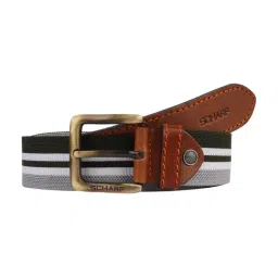 SCHARF Multicolor Twister Canvas Leather Casual Belt for Men-picture-42