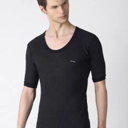 Dollar Black Regular Fit Thermal Top-image-26
