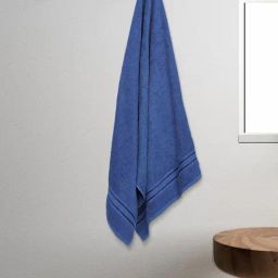 Spaces Day2Day Cobalt Blue 400 GSM Cotton Bath Towel-image-81