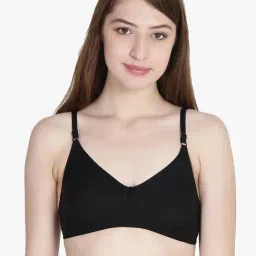 Leading Lady Black Non-Wired Non-Padded Everyday Bra-picture-47
