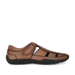Shences Men's Tan Fisherman Sandals-picture-30