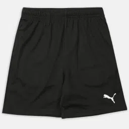 Puma Kids teamRISE Jr Black Regular Fit Shorts-image-45