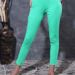Dollar Missy Cyan Blue Cotton Pants-picture-31