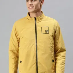 SHOWOFF Yellow Slim Fit Jackets-picture-26