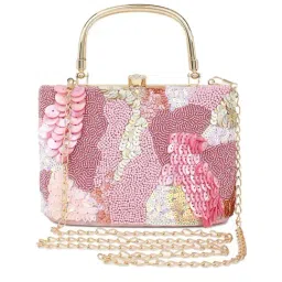 Spice Art Pink Clutch-20